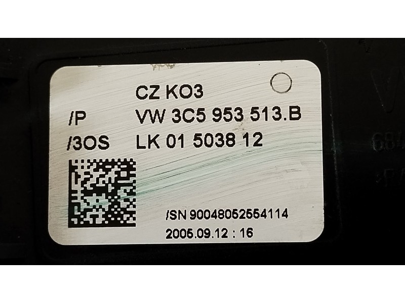 Recambio de mando intermitentes para volkswagen passat berlina (3c2) advance referencia OEM IAM 3C5953513B 3C5953507E 
