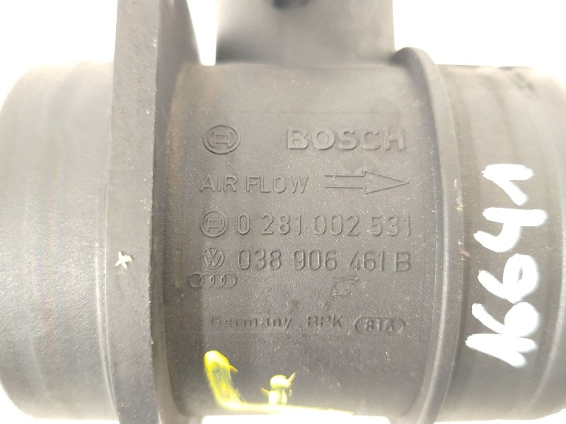 Recambio de caudalimetro para volkswagen touran (1t1, 1t2) 1.9 tdi referencia OEM IAM 038906461B 0281002531 