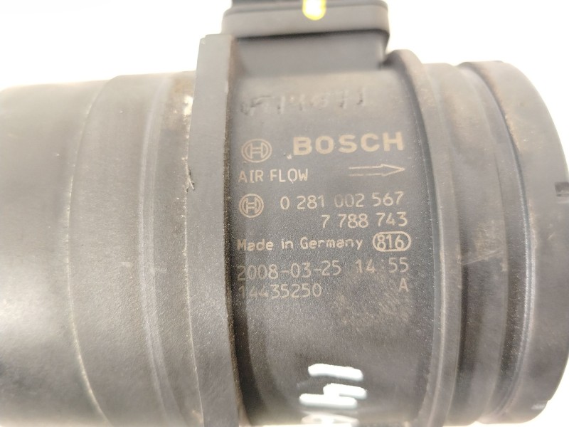 Recambio de caudalimetro para bmw 1 (e87) 118 d referencia OEM IAM 7788743 0281002567 