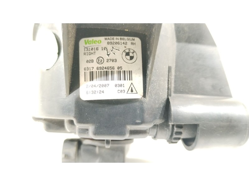 Recambio de faro antiniebla derecho para bmw x5 (e70) 3.0d referencia OEM IAM 63176924656 89206142 89210518