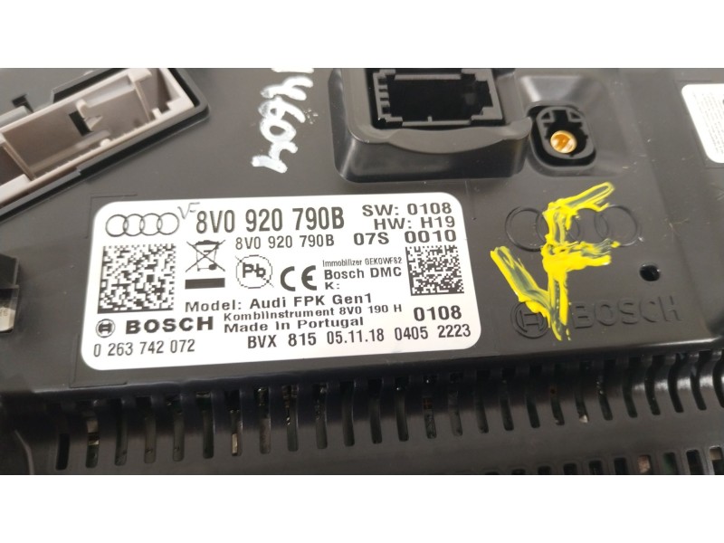 Recambio de cuadro instrumentos para audi q2 (gab, gag) 35 tfsi referencia OEM IAM 8V0920790B  