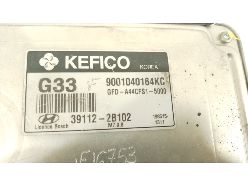 Recambio de centralita motor uce para hyundai i30 (fd) 1.4 referencia OEM IAM 391122B102 9001040164KC 