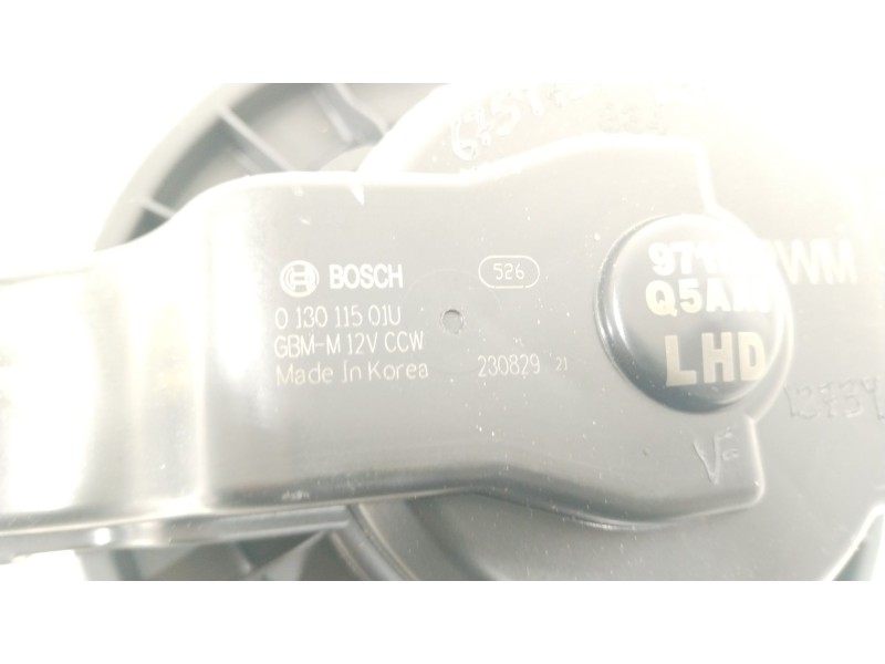 Recambio de ventilador calefaccion para hyundai kona (os, ose, osi) 1.6 gdi hybrid referencia OEM IAM 97113Q5AA0  