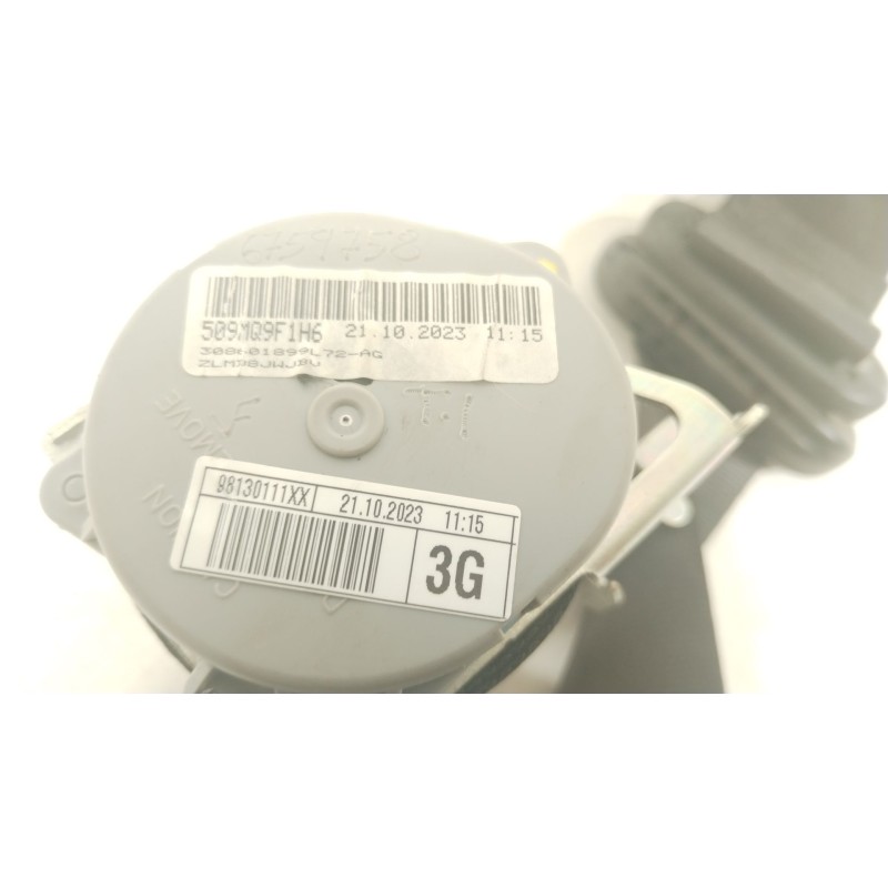 Recambio de cinturon seguridad trasero izquierdo para peugeot traveller autobús (v_) 2.0 bluehdi 145 referencia OEM IAM 98130111