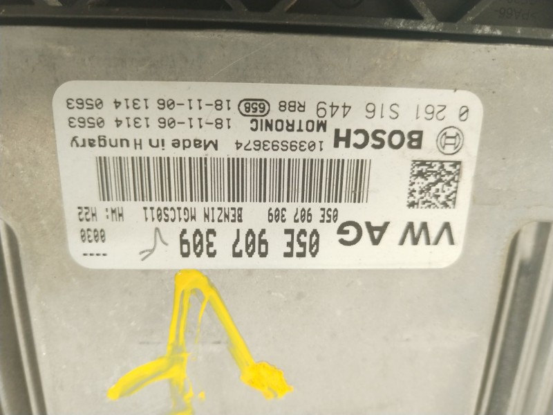 Recambio de centralita motor uce para audi q2 (gab, gag) 35 tfsi referencia OEM IAM 05E907309 0261S16449 