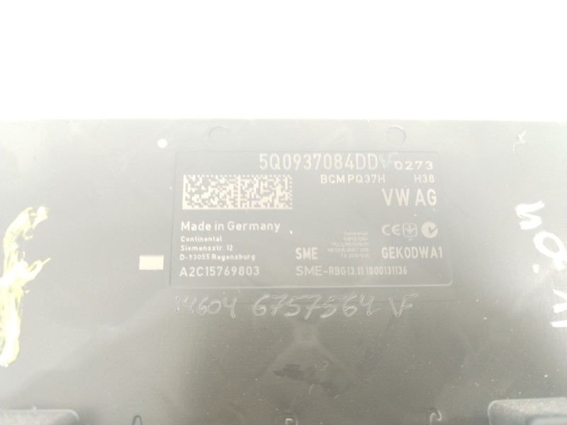 Recambio de modulo electronico para audi q2 (gab, gag) 35 tfsi referencia OEM IAM 5Q0937084DD  