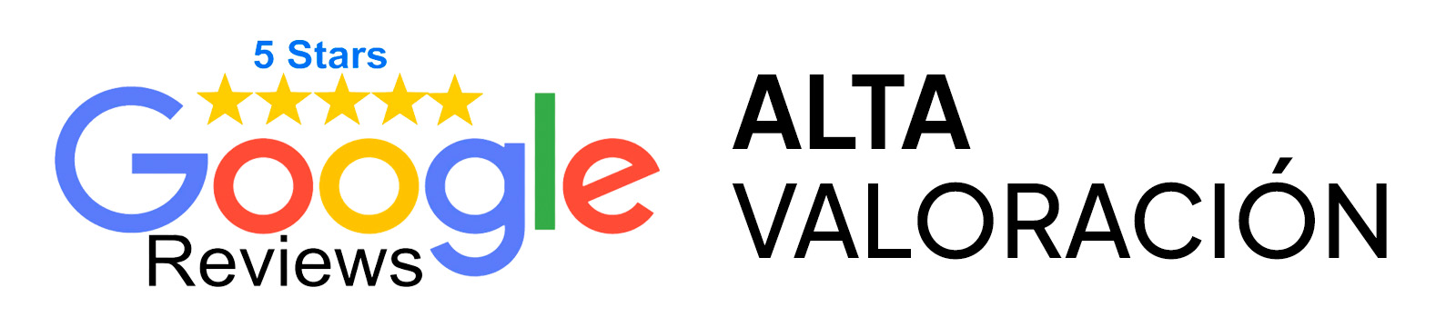 Google Reviews - Alta valoración