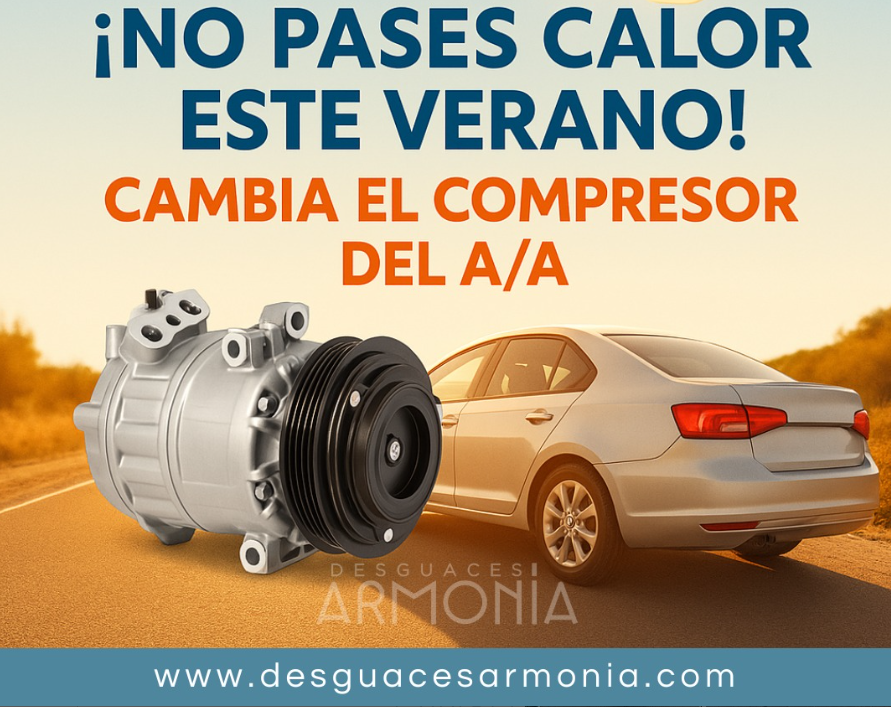 Compresor de aire acondicionado para coche: enfría bien este verano sin gastar de más